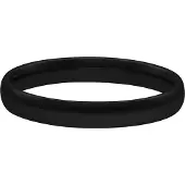 Wildcat Basic Ring - sormus - Musta metalli, 17,0 mm