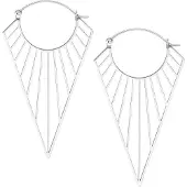 Wildcat Prisma Hoops - Korvakorut - Hopeinen metalli