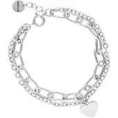 Wildcat Heart Bracelet - Rannekoru - Hopeinen metalli