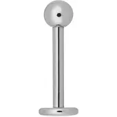 Wildcat Micro Labret - lävistyskoru - 1,2 mm, 11,0 mm, 3,0 mm, Hopeinen metalli