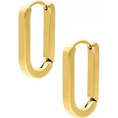 Wildcat Oval Basic Hoops - korvarenkaat - Kultainen metalli