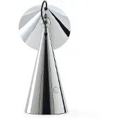 Tom Dixon Pose Portable LED pöytävalaisin Hopea