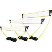 Hammer Sport 3-I-1 Set Lentopallo Sulkapallo, Tennis
