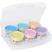 Primo Fingerpaint 6 Pots - Pastel - Multi/patterned - ONE SIZE