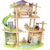 Hape Panda-karhujen Bambutalo-figuuri