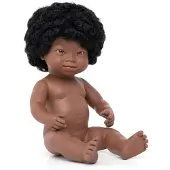 Miniland Afrikkalainen Down-syndrooma Vauvanukke 38 Cm