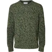 Selected Neulepaita 'SLHTilum' beige / yönsininen / vihreä