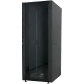 Intellinet 715744, Seinään asennettava laitekehikko, 32U, 2000 kg, Säädettävät jalat, 83 kg, Musta