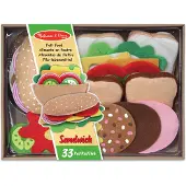 Melissa & Doug Felt Food Play Sandwich Set