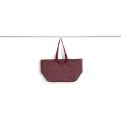 HAY Grid Weekend Bag laukku Burgundy, medium