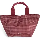 HAY Grid Everyday Bag laukku Burgundy, mini