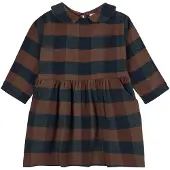 My Little Cozmo Julia Ruudullinen Mekko Ruskea 8 Y Ruskea 8 vuotta Tytöt