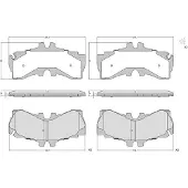 Brembo Jarrupalasarja (4kpl), levyjarru P 83 205