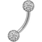 Wildcat Sealed Multi Jewelled Bananabell - 14,0 mm, Diamatno Črna, 5,0 mm