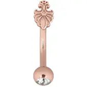 Wildcat Baroque Fan Micro Bananabell<!--641fd87b9d59f--> - 1,2 mm, 8,0 mm, Ruusukultainen metalli