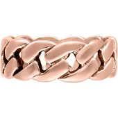 Wildcat Chunky Ring - sormus - Ruusukultainen metalli, 21,0 mm