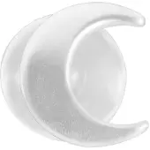Wildcat Moon Push-Fit Labret<!--63ddf83681bbc--> - Hopeinen metalli
