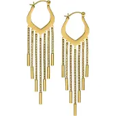 Wildcat Snakechain Hoops - korvarenkaat - Kultainen metalli