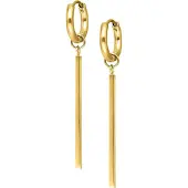 Wildcat Little Bar Hoops - huggies-korvarenkaat (pari) - Kultainen metalli