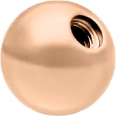 Wildcat Basic Threaded Ball - sisäkierteinen pallo - 8,0 mm, 1,6 mm, Ruusukultainen metalli