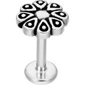 Wildcat Blossom Labret<!--640960aaefa64--> - Hopeinen metalli