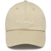 Ecoalf unisex. MCUACCAECOAL0460S26-003 Beige logo cap (OSFA), Casual, Organic Cotton, Sustainable