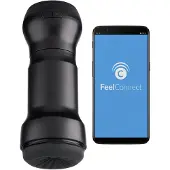 Kiiroo Feel Pocket Masturbaattori ja PowerBlow Lisäosa - Black