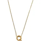 Timi Of Sweden Viola Letter Necklace Stainless Steel Gold Q