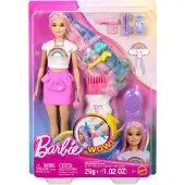 Barbie Rainbow Sparkle Hair Fashion Doll With Extra-Long Hair And 12 Styling Accessories - Pink - ONE SIZE