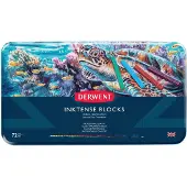 Derwent Inktense Blocks 72 musteväriliitulajitelma