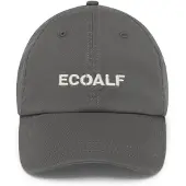 Ecoalf unisex. MCUACCAECOAL0460S26-303 Grey logo cap (OSFA), Casual, Organic Cotton, Sustainable