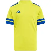 Adidas Toiminnallinen paita 'Squadra 25' kuninkaallisen sininen / neonkeltainen