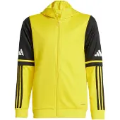 Adidas Urheilullinen collegetakki keltainen / musta / valkoinen