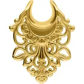 Wildcat Ear Saddles Baroque - Kultainen metalli, 14,0 mm