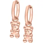 Wildcat Little Gummy Bear Hoops - korvarenkaat (pari) - Ruusukultainen metalli