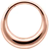 Wildcat Clicker-Lävistysrengas - Chunky Septum - Ruusukultainen metalli, 8,0 mm