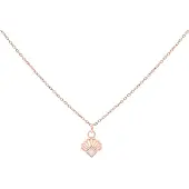 Wildcat Opal Fan Necklace - kaulakoru - Ruusukultainen metalli