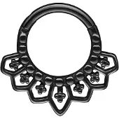 Wildcat Cathedral Septum Clicker<!--64018e5a392e5--> - Musta metalli