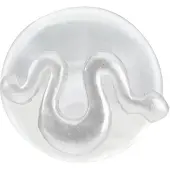 Wildcat Snake Push-Fit Labret<!--63ddf86e543d2--> - Hopeinen metalli