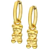 Wildcat Little Gummy Bear Hoops - korvarenkaat (pari) - Kultainen metalli