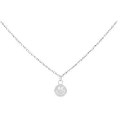 Wildcat Little Smiley Necklace - kaulakoru - Hopeinen metalli