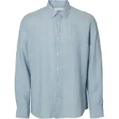 Selected Regkylian Linen Classic Pitkähihainen Kauluspaita