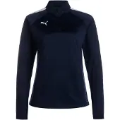 Puma Urheilullinen collegepaita 'TeamLiga' laivastonsininen / valkoinen