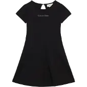 Calvin Klein Jeans Punto Ss Dress - Black - 128