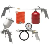 AWTOOLS Kompressoripaketti maalaukseen ja puhallukseen AW10035; 5 kpl.