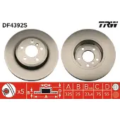 TRW Jarrulevy (1kpl) DF4392S