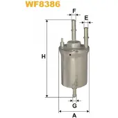 WIX FILTERS Polttoainesuodatin WF8386