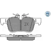 Meyle Jarrupalasarja (4kpl), levyjarru 025 225 6816/PD