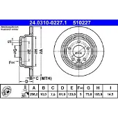 Ate Jarrulevy PowerDisc 24.0310-0227.1, 1 Kappale