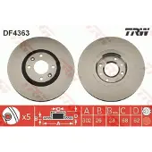 TRW Jarrulevy (1kpl) DF4363